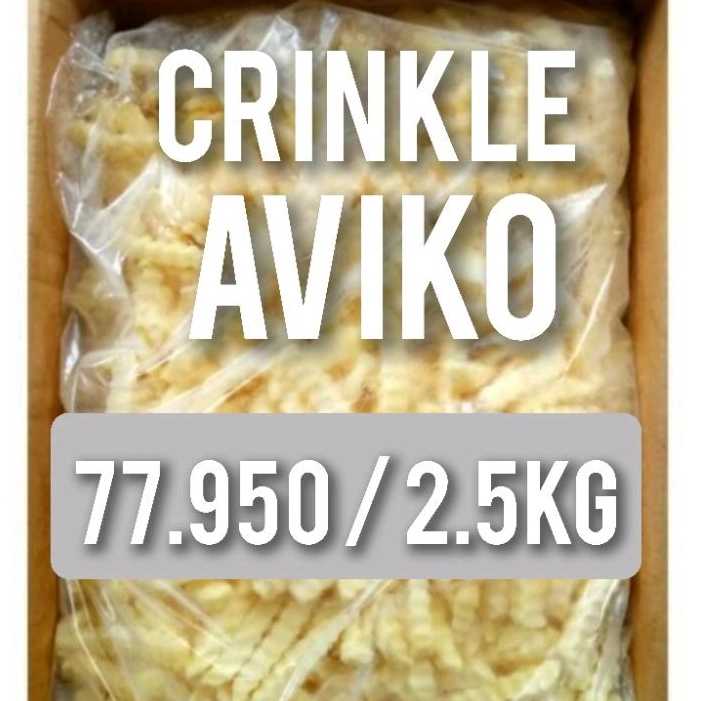 

12.12 BRANDS FESTIVAL KENTANG GORENG AVIKO CRINKLE CUT . Kentang Goreng termurah. Kentang. Crinkle . Kentang goreng !!