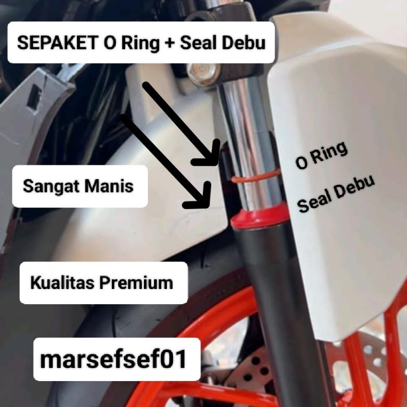 O Ring Shock Depan As 26 Seal Debu  Ring O Shock Depan Ala Ala Vietnam Style LCM 27 Suspension Seal 