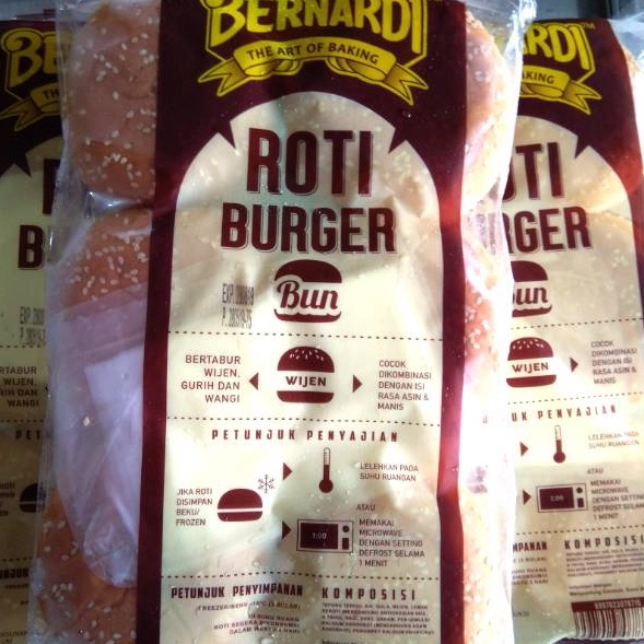 

Produk trendy BERNARDI ROTI BURGER / BUN WIJEN ISI 6 PCS