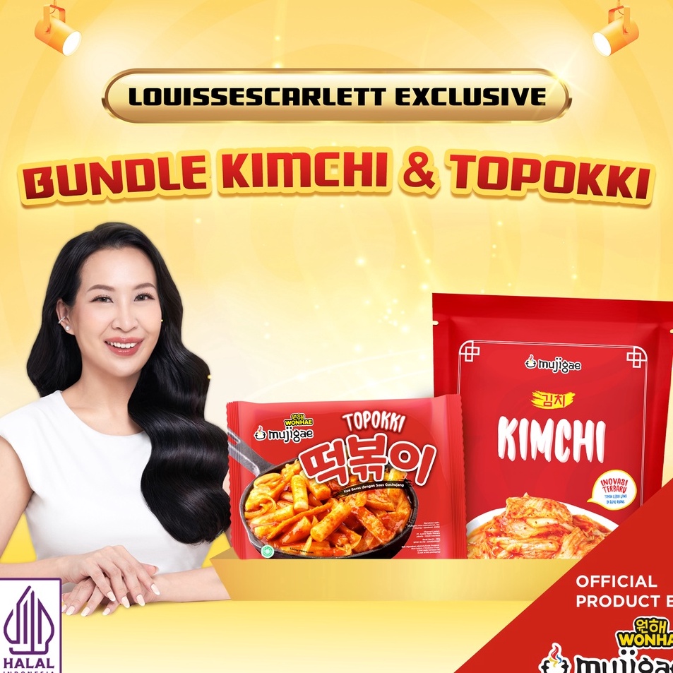 

Lihat Disini [Louisse Scarlett Exclusive] BUNDLE Mujigae by Wonhae Topokki 170gr & Kimchi 200gr