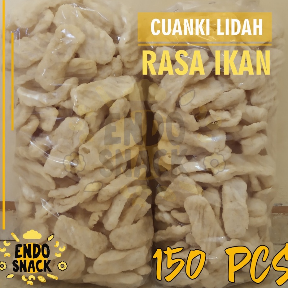 

Toko Spesial 150 Pcs CUANKI LIDAH 1 Bal Cuangki lidah Batagor Khas Garut Pelengkap Baso Aci, Seblak, Mie Instan