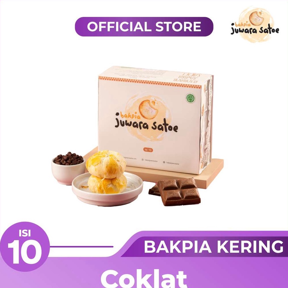 

Dijamin puas BAKPIA JUWARA SATOE [ Isi 10 ] Bakpia Coklat - Oleh Oleh Khas Jogja