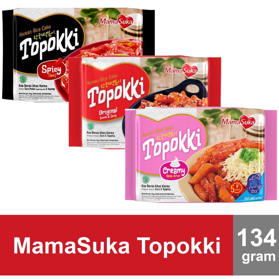 

Barang keren TOPOKKI MAMASUKA 134gr PROMO HALAL!!