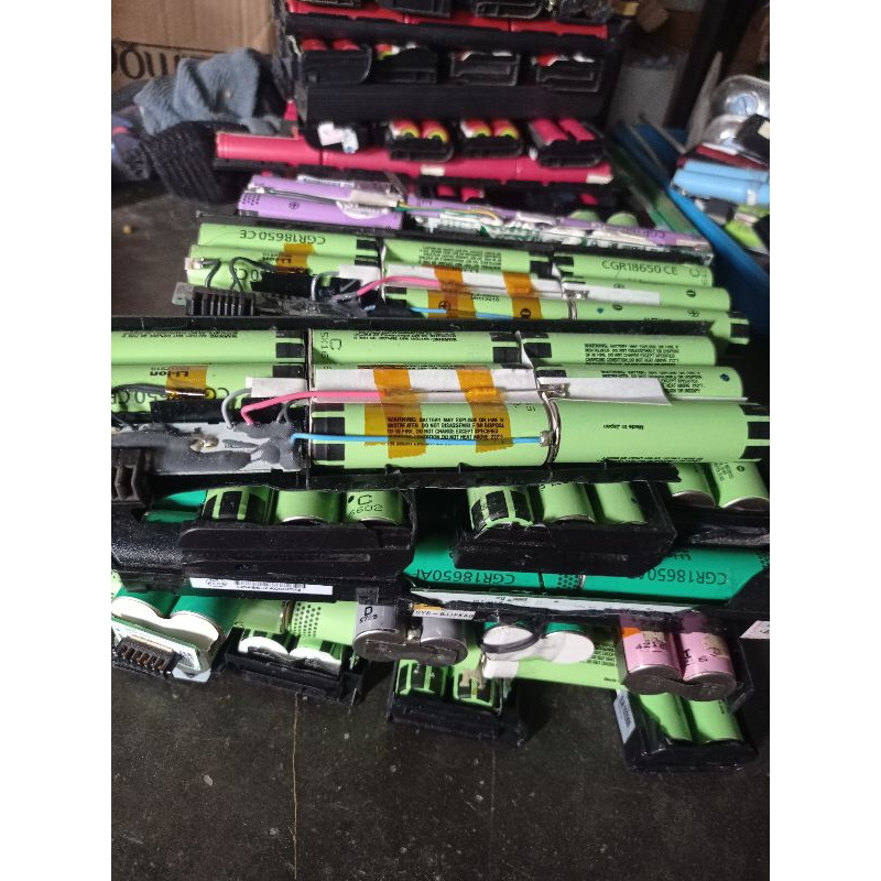 baterai gambling 18650 isi 6cell