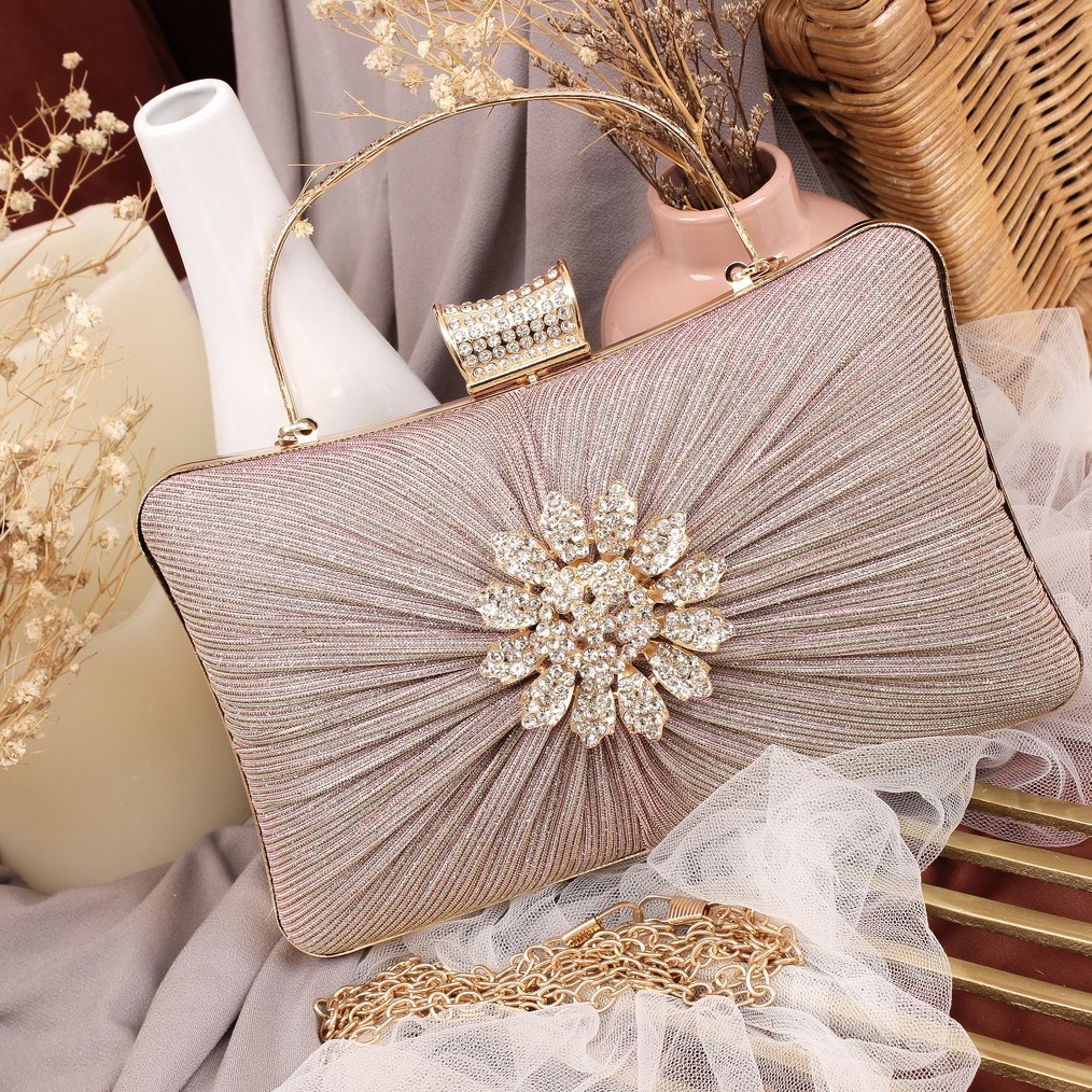 12.12 Promo Brand Tas Pesta Wanita Import Clutch Handbag TF7637 Tas Wanita Tas Fashion ?