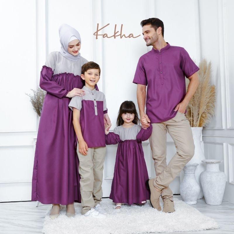 COUPLE FAMILY SET/COUPLE KELUARGA TERBARU/COUPLE RAYA/HANNA/NATHAN/COUPLE AYAH IBU ANAK