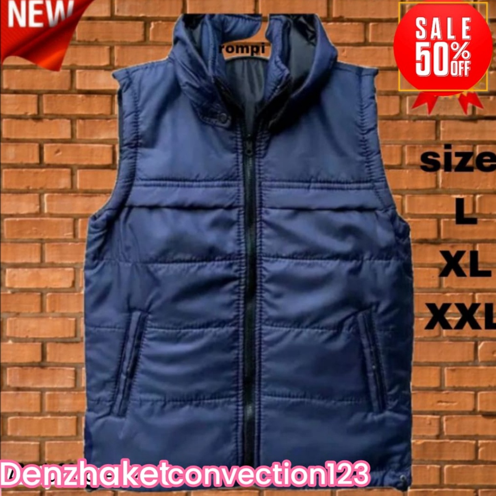 COD jaket rompi pria / jaket rompi parasut / jaket rompi keren / jaket rompi motor / jaket rompi / j