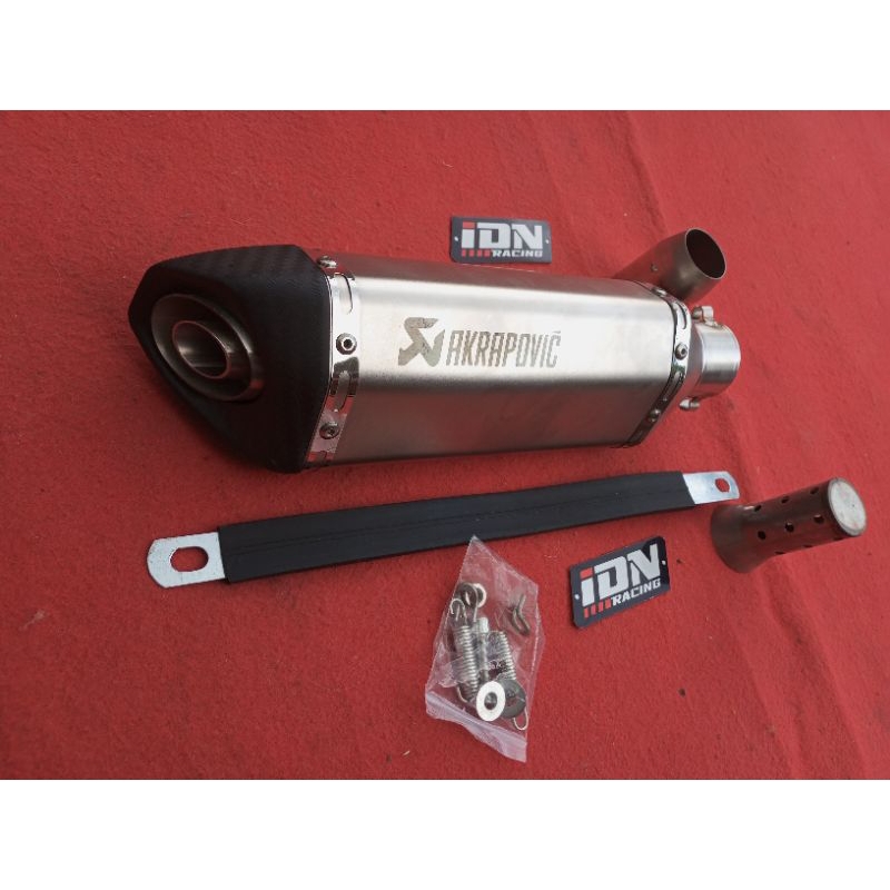 Selicer knalpot akrapovic hexagonal original