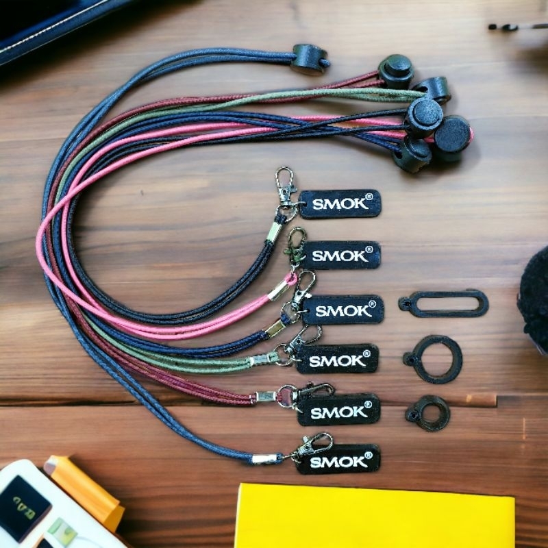 

LANDEZ - Lanyard gantungan elastis plus karet SMK