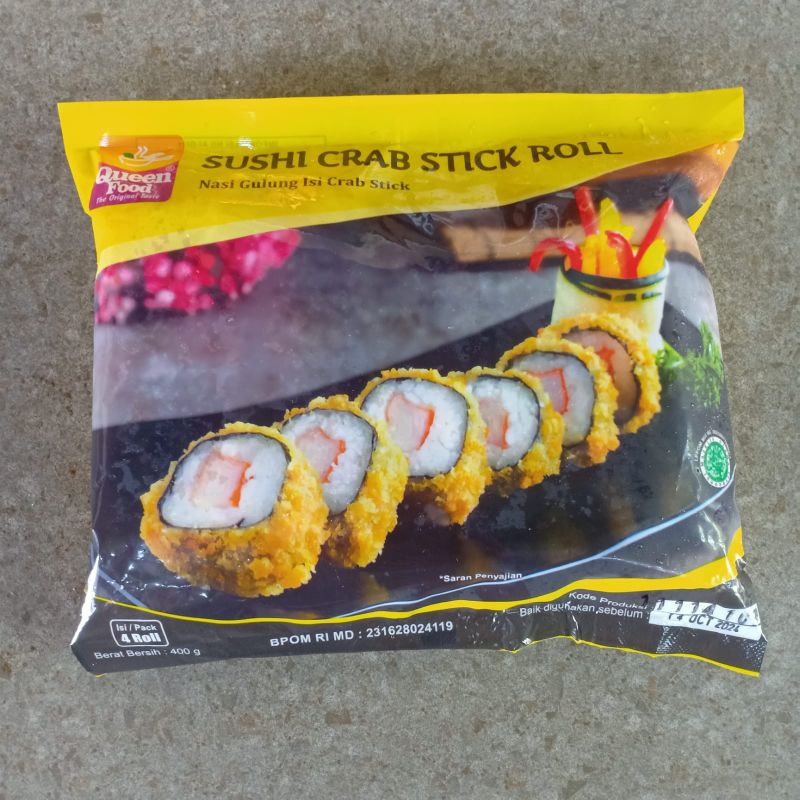 

Shusi Crab Stick Roll QF 400 gram( isi 4 PC)