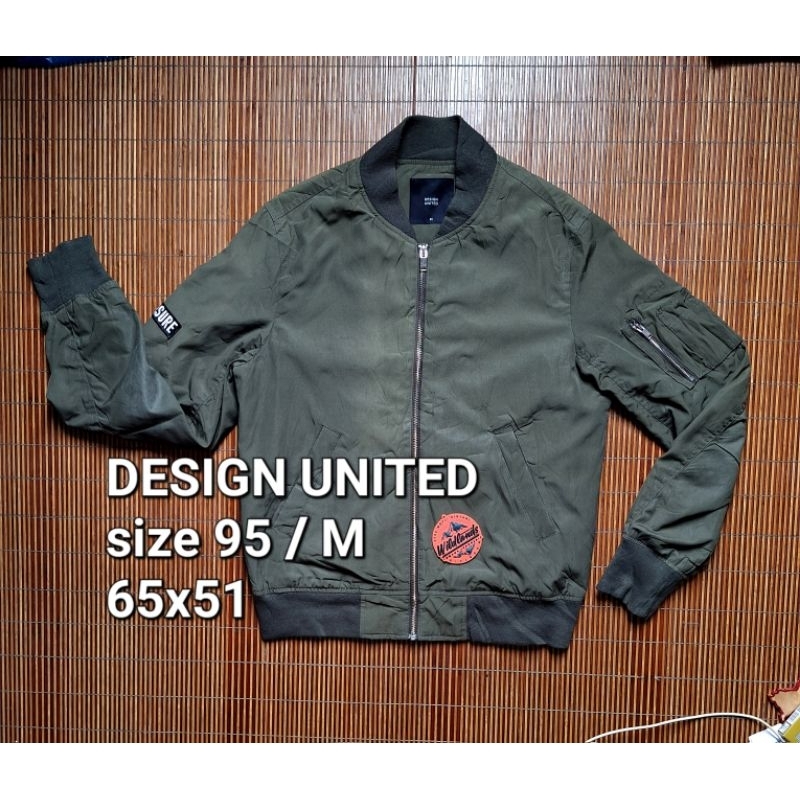 Jaket Bomber Army DESIGN UNITED