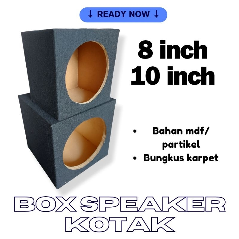 Box Speaker 8 inch Box speaker 10 inch box sound box karpet box kotak