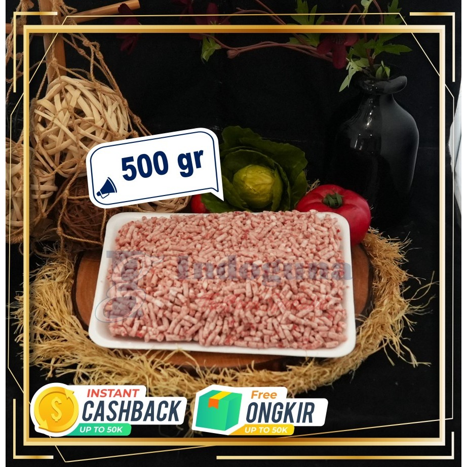 

DAGING GILING MURAH EXTRA LEMAK 500 GR / GROUND BEEF EXTRA FAT