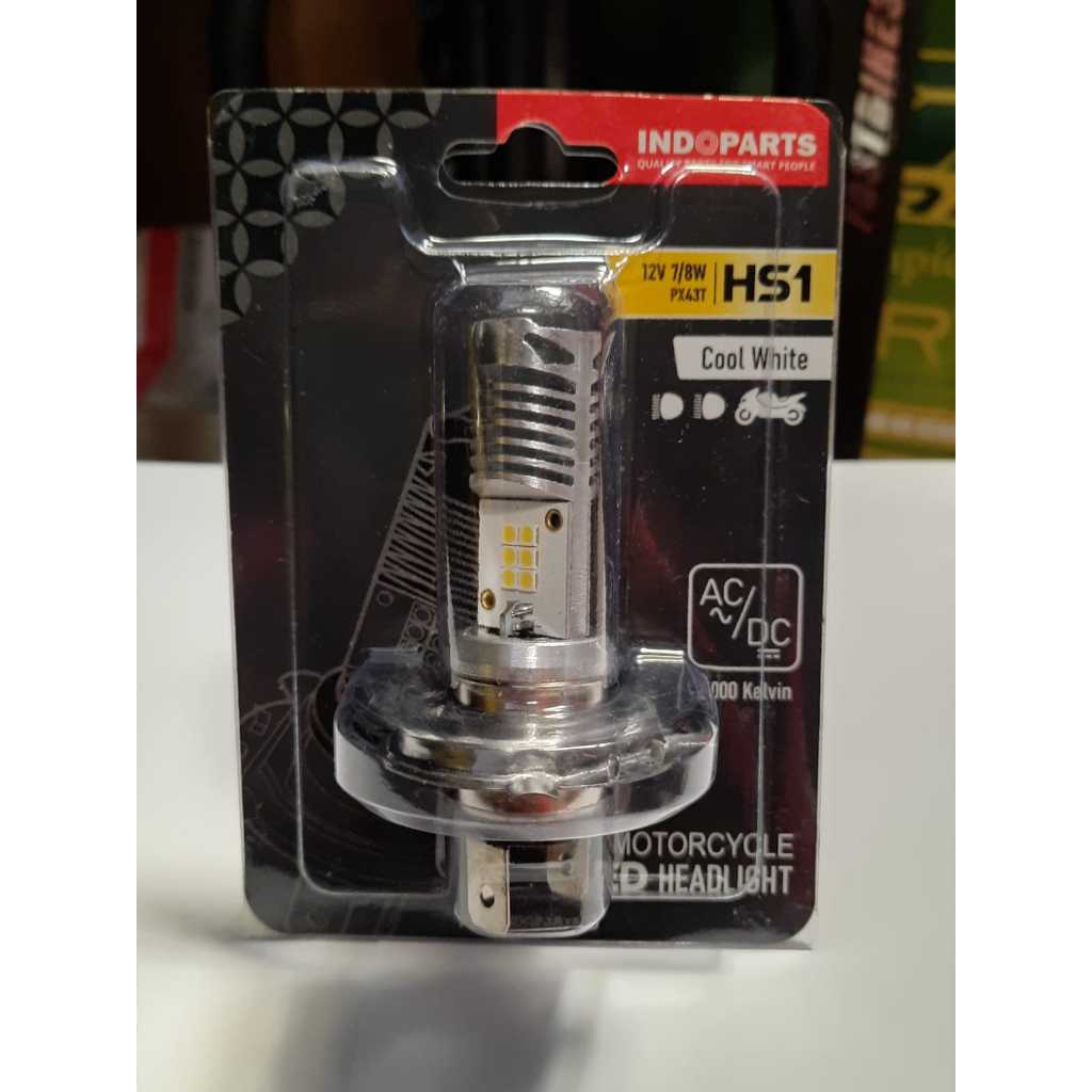 Dop Lampu Depan Bohlam Depan LED - Indoparts HS1 Scoopy Megapro MXking Vixion Byson KLX Verza CRF