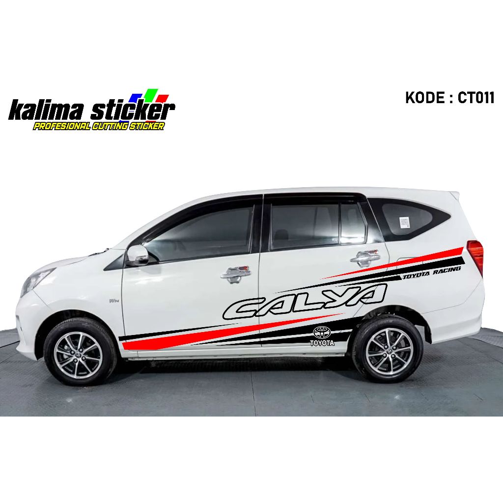 Cuting Sticker Mobil Calya Agya Avansa Sticker Mobil Striping Cuting Mobil STICKER MOBIL CUSTOM REQU