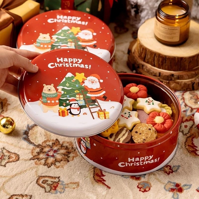 

(GB99) Kaleng Cookies Natal Diameter 14cm