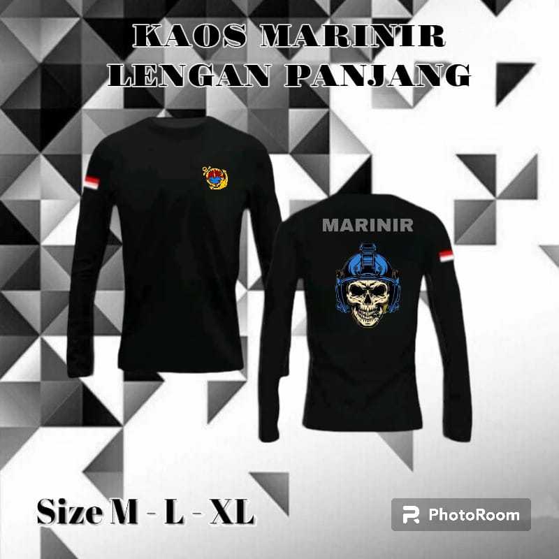 BAJU KAOS MARINIR LENGAN PANJANG KAOS JERSEY MARINIR SATHOBINSTORE TERBARU