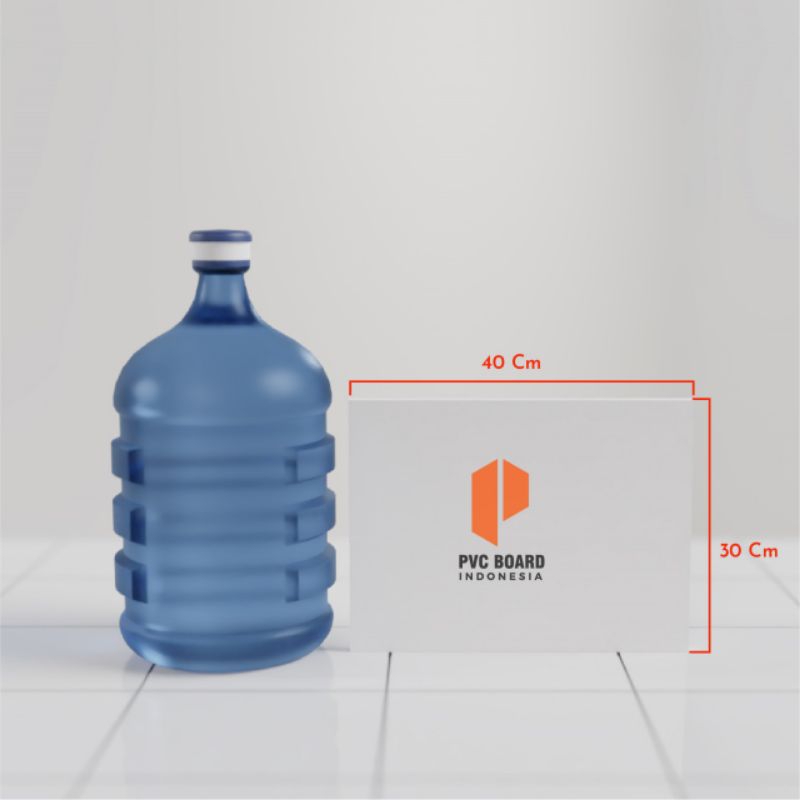 PVC Board 10mm Ukuran 40x30cm | Custom PVC Foam Board