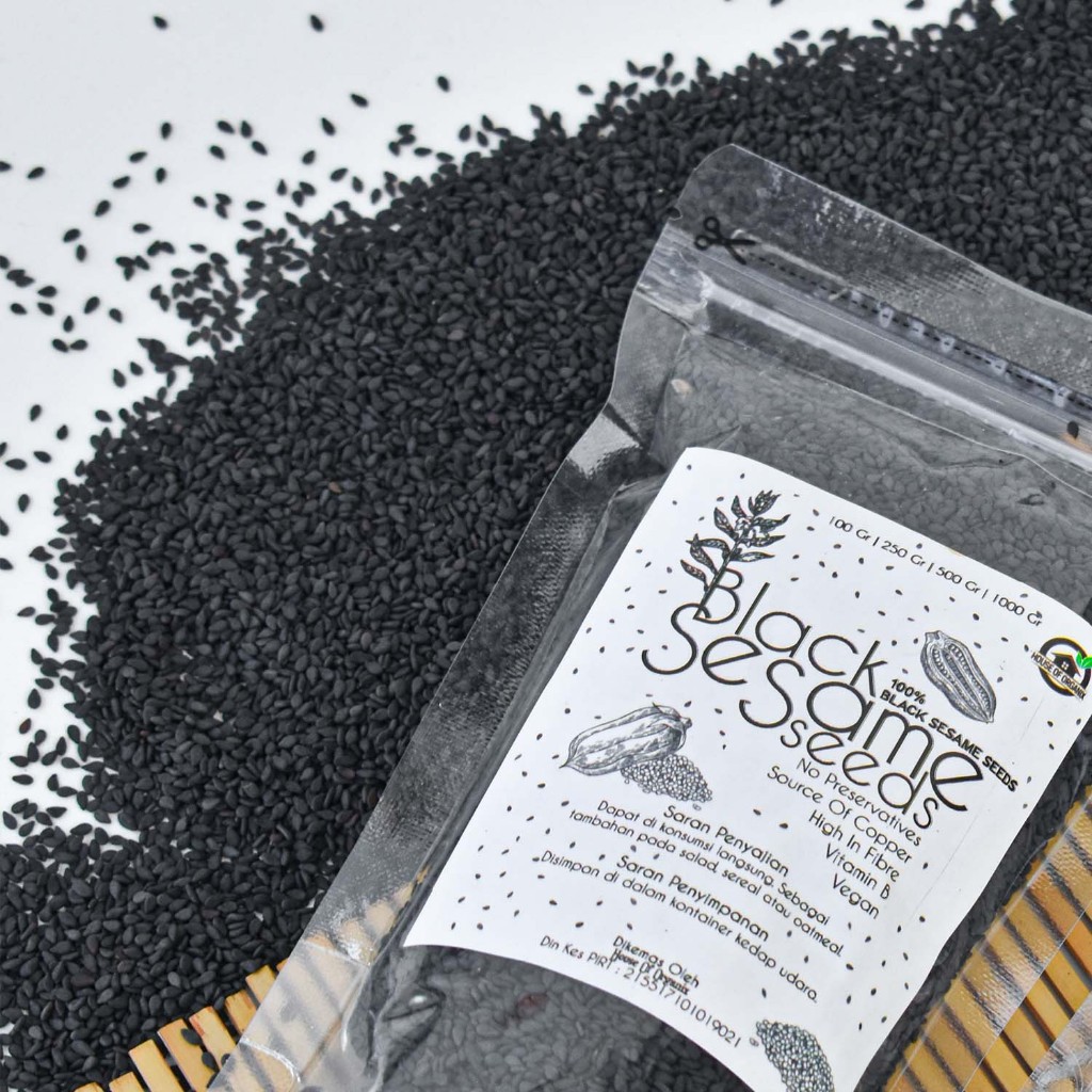 

Black Sesame Seeds (Biji Wijen Hitam) 500 Gr