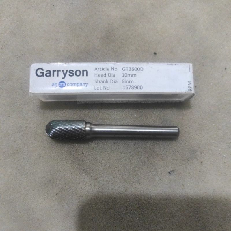 cuner garryson GT3600D rotary bur 6mm x 10mm