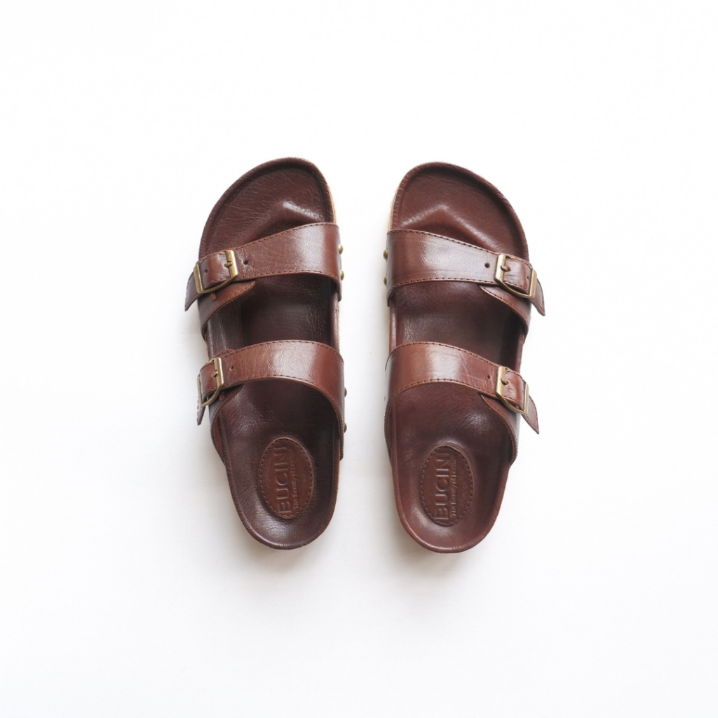Sandal Slop Pria Wanita Kulit Asli Premium | BUCINI KS 214 D