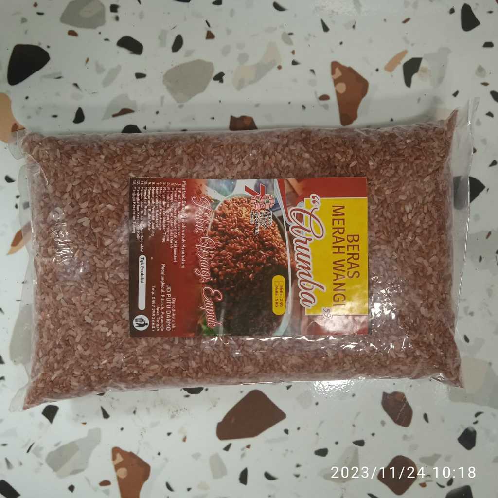 

beras merah wangi 1 kg