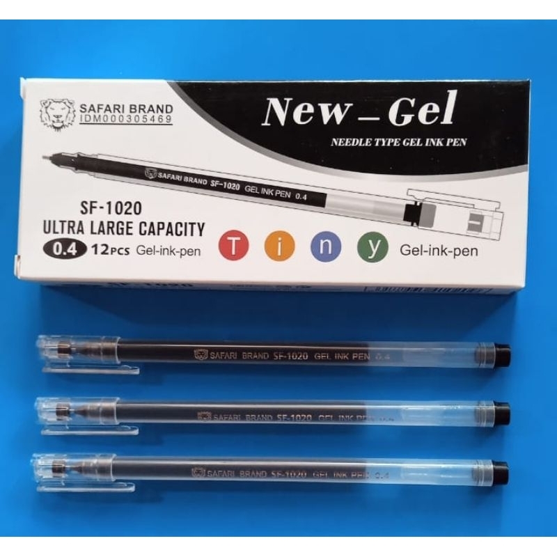 

pulpen New-Gel 0,4mm. isi 12pcs
