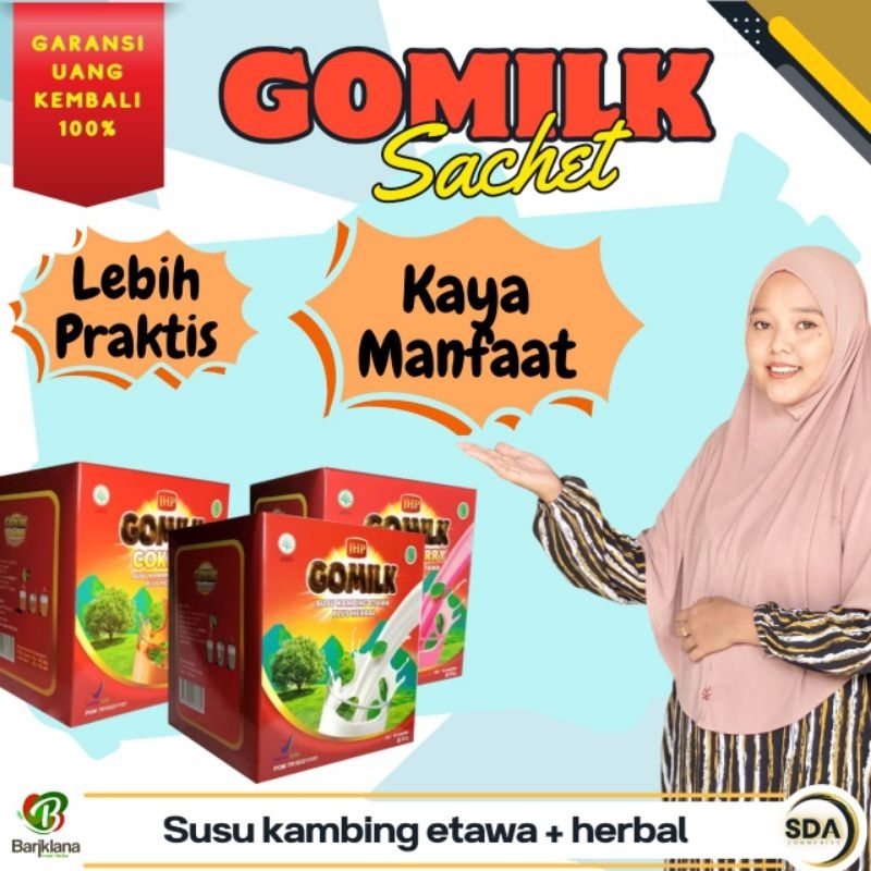 

Gomilk sachet 1kg - susu kambing etawa 1kg
