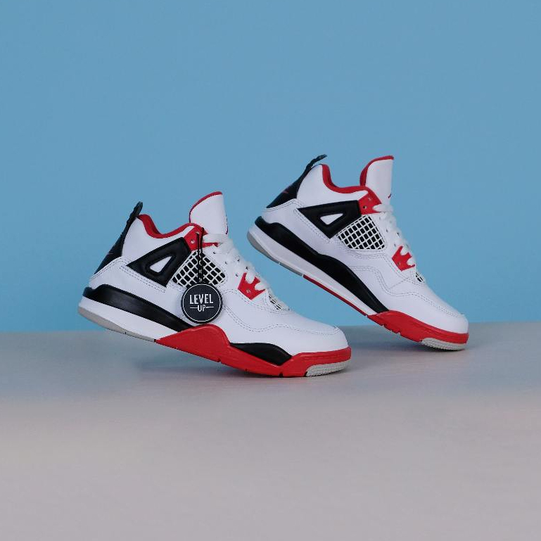 (Pre-School) Air Jordan 4 Fire Red 100% Authentic