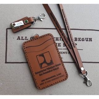 

Name Tag Id Card Kulit Asli, Id Card Kulit Custom - Name Tag Kulit Custom Nama dan Logo