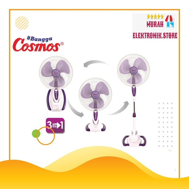COSMOS KIPAS ANGIN STAND FAN 16SO33 / 16 SO33 3 in 1 ORIGINAL