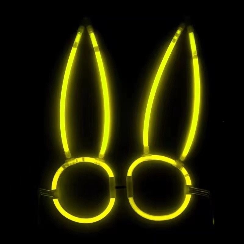 GLOW STICK STIK KACAMATA GLOW BUNNY GLASESS Glow stick kacamata Mainan anak (1sett)