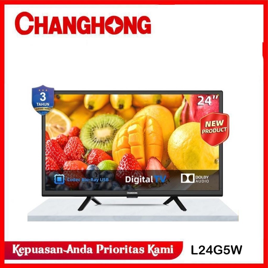 LED TV 24 INCH DIGITAL TV CHANGHONG 24G5W