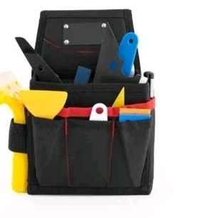 tas perkakas pinggang tas kunci kunci kecil teknisi
