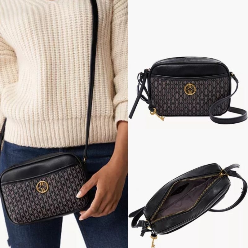 Tas selempang Foss brennon black brown