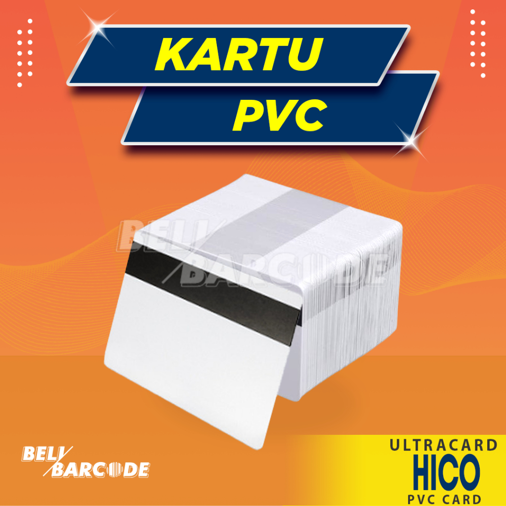 

Kartu Magnetik PVC HICO Ultracard Magnetic Strip Blank Polos HI-CO