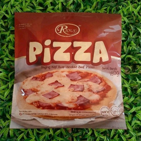 

Rious Pizza Smoked Beef - Berat 180 Gr