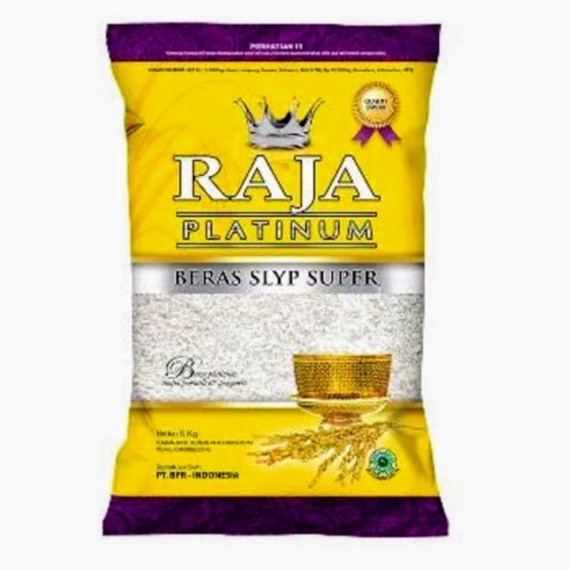 

BERAS RAJA PLATINUM 5 KG BERAS PREMIUM