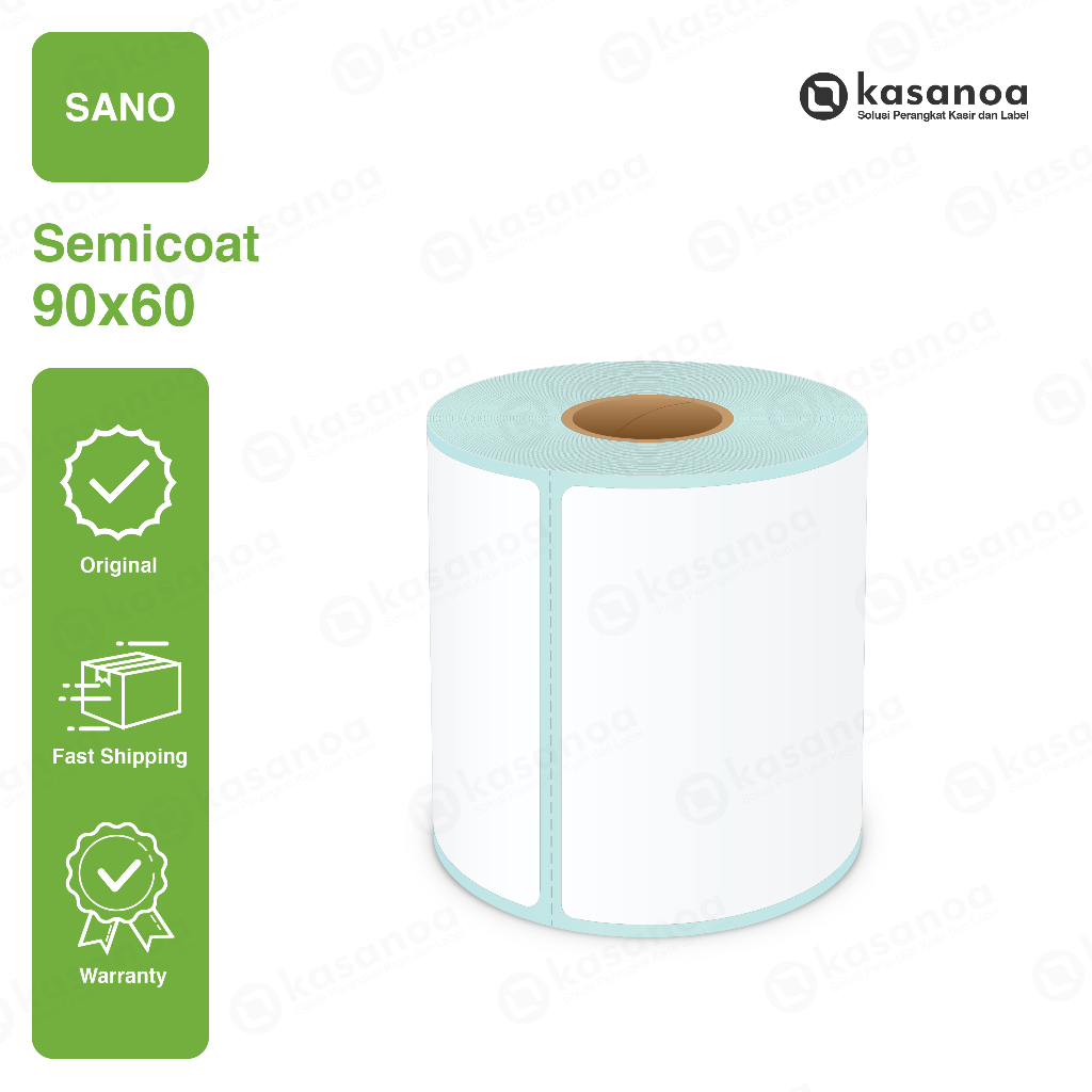 

Barcode Label Sticker Semicoat Sano 90×60