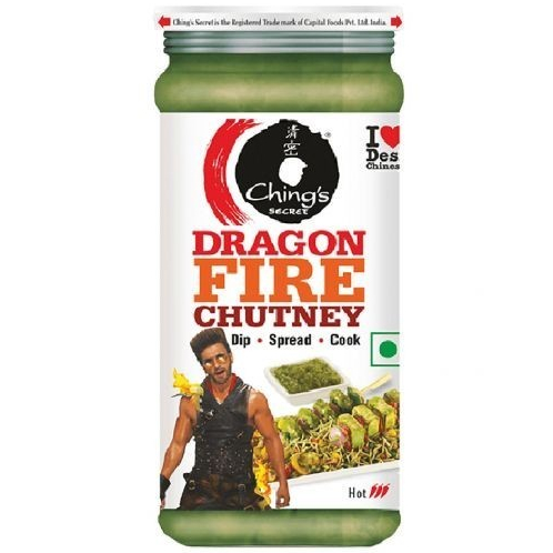 

Acar India CHUTNEY DRAGON FIRE CHING'S SECRET 250G / Pasta Pedas / Sauce