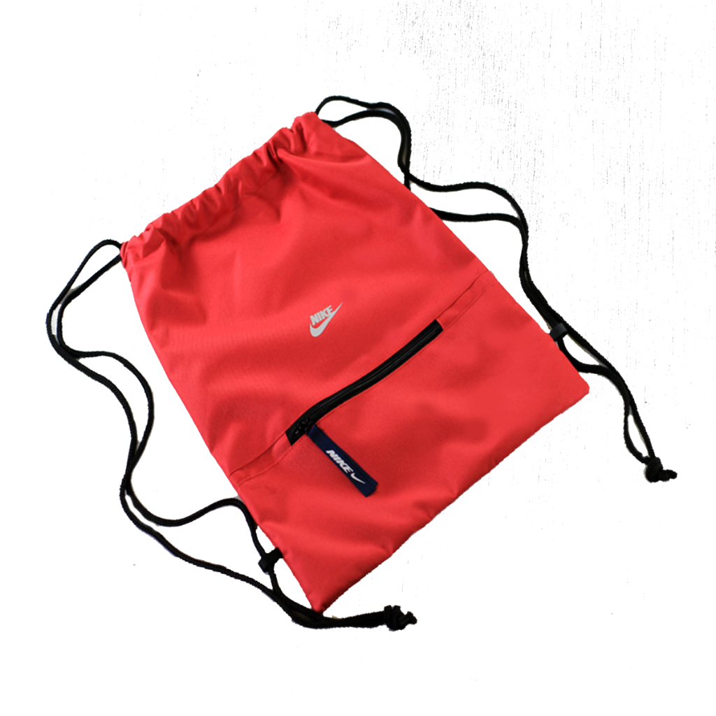 Tas Ransel Serut Gym Sack Sepatu Olahraga Futsal Sepakbola NIKE KLASIK