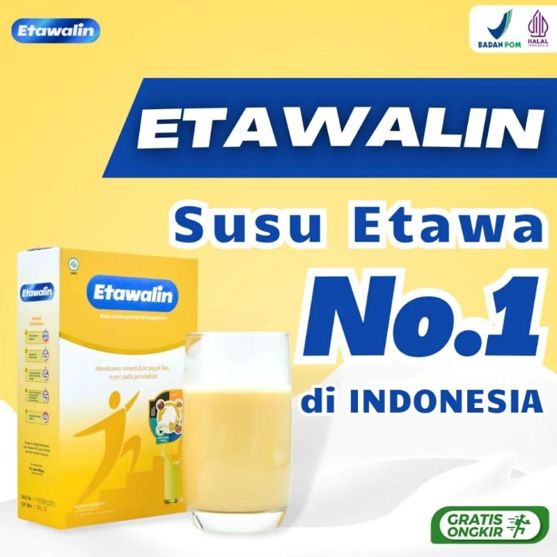 

ETAWALIN susu etawa herbal untuk mengatasi nyeri sendi dan tulang 200g