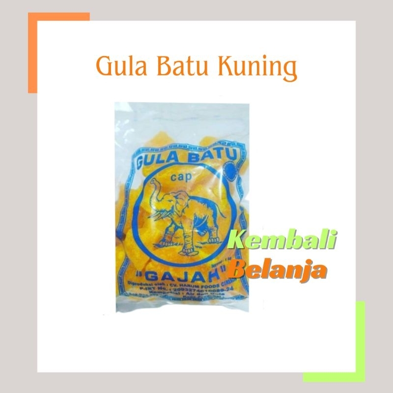 

Gula Batu Kuning 500 Gram / Gula Batu Lokal / Gula Batu Khas Cirebon