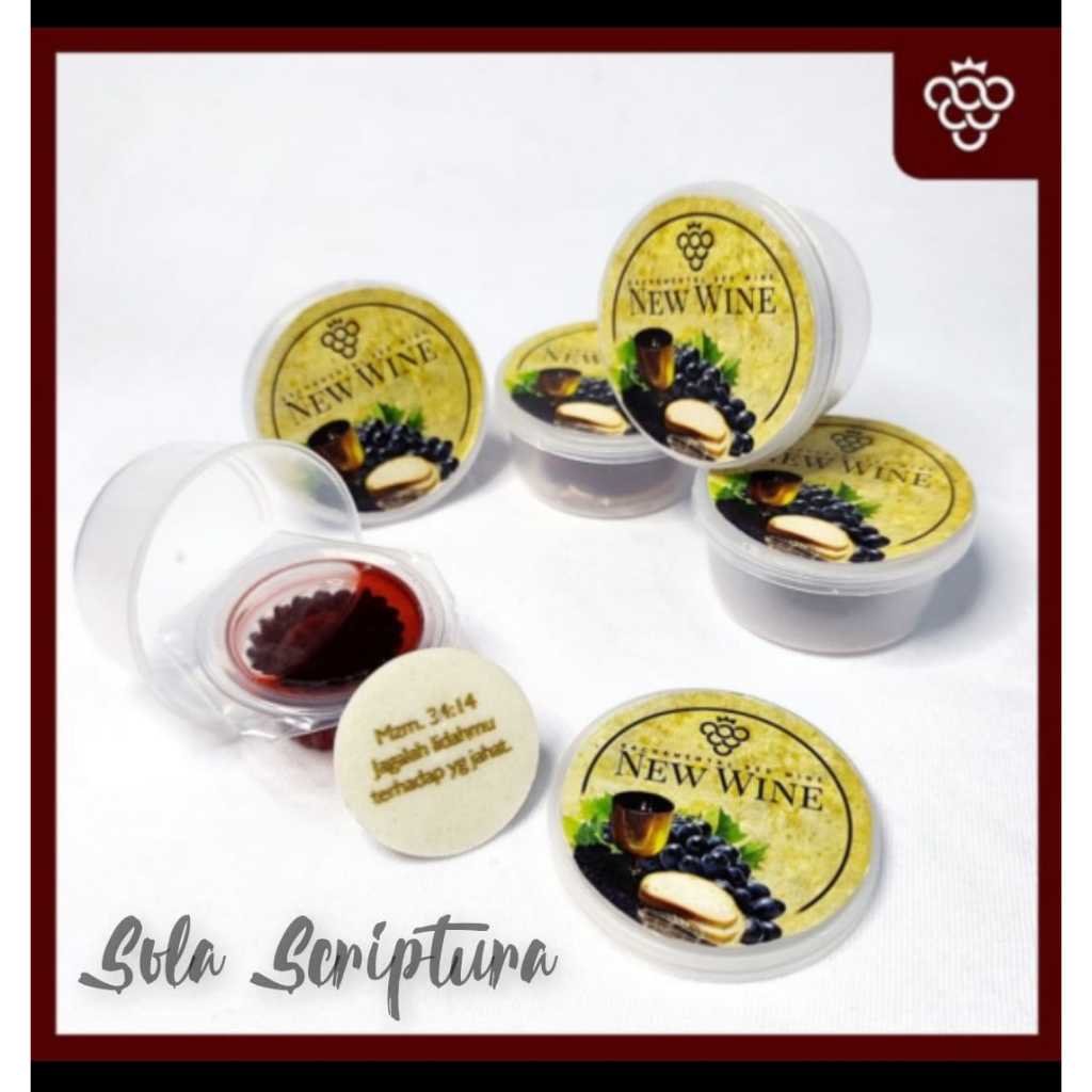 

Minuman Perjamuan Gereja Paket Thinwall + Hosti Ayat Isi 100