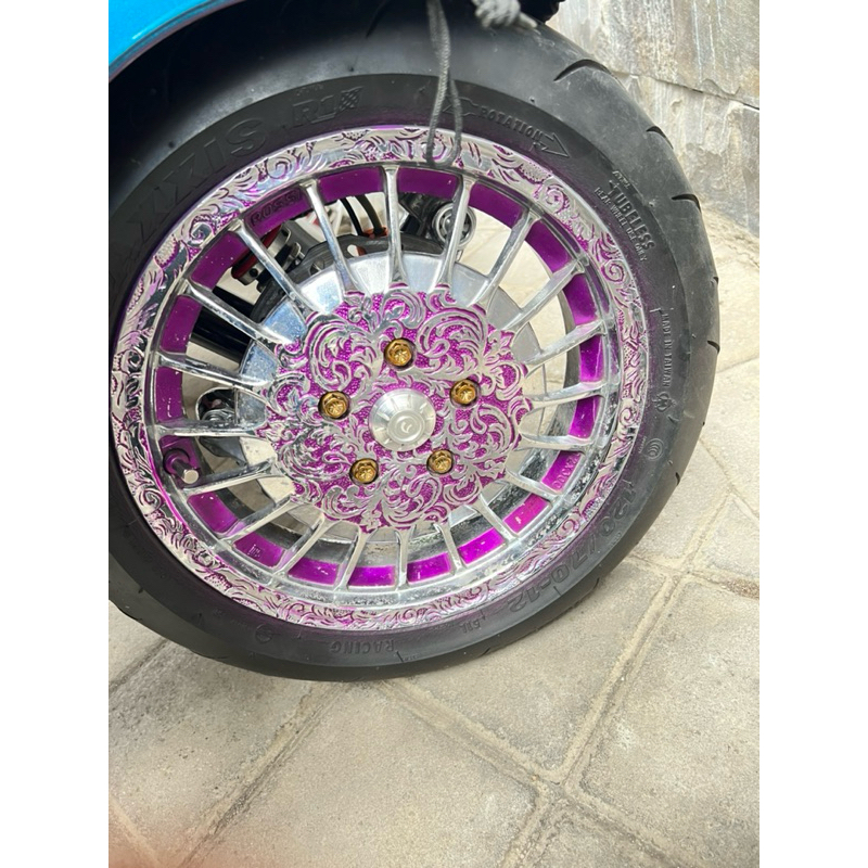velg custom ukir crome gts