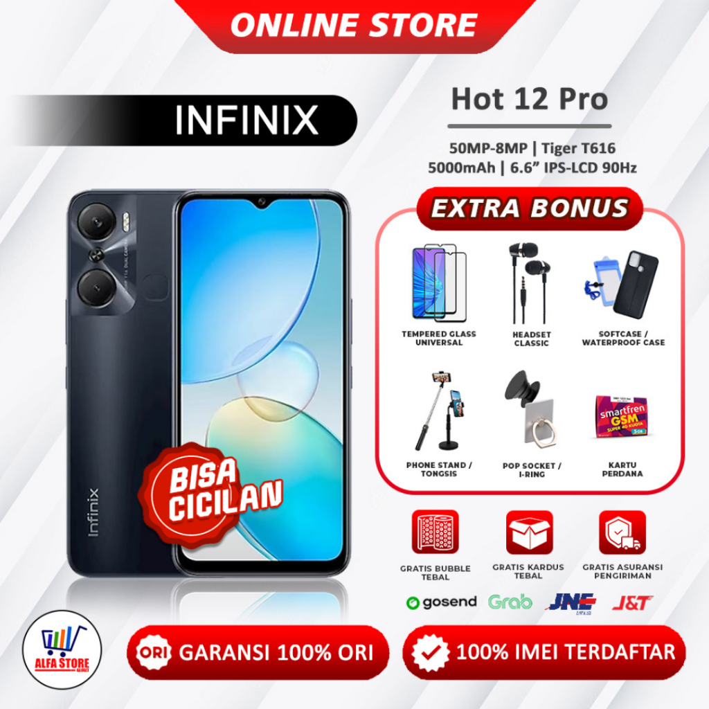 INFINIX HOT 12 PRO RAM 8/128 GARANSI RESMI