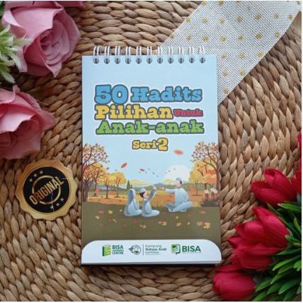 Buku 50 Hadits Pilihan Untuk Anak Model Kalender Duduk Spiral SERI 2