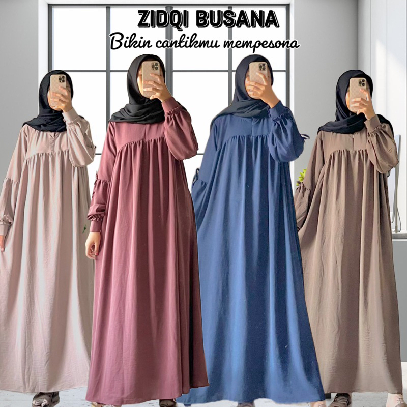 CUCI GUDANG  GAMIS NAGITA /IRINA DERSS GAMIS PREMIUM MODEL LENGAN BALON DAN LENGAN PITA JUMBO