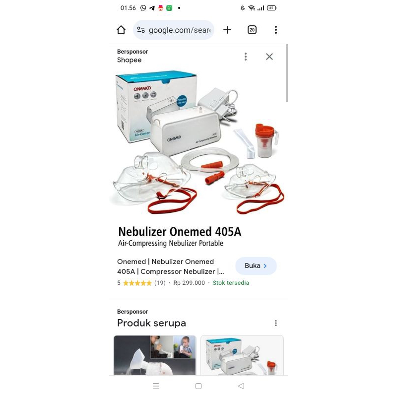 Preloved Uap onemed untuk bayi dan dewasa