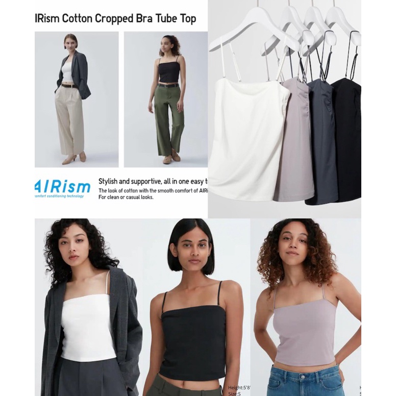 Recomended.. Uniqlo AIRism Seamless Tank Bra Tube
